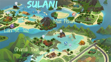 Sims 4 Sulani Map