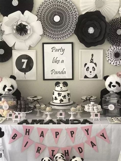 Panda Party Decorations Panda Birthday Party Decorations Panda