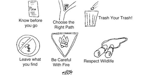 Leave No Trace Worksheet Google Search Webelos Outdoor Education