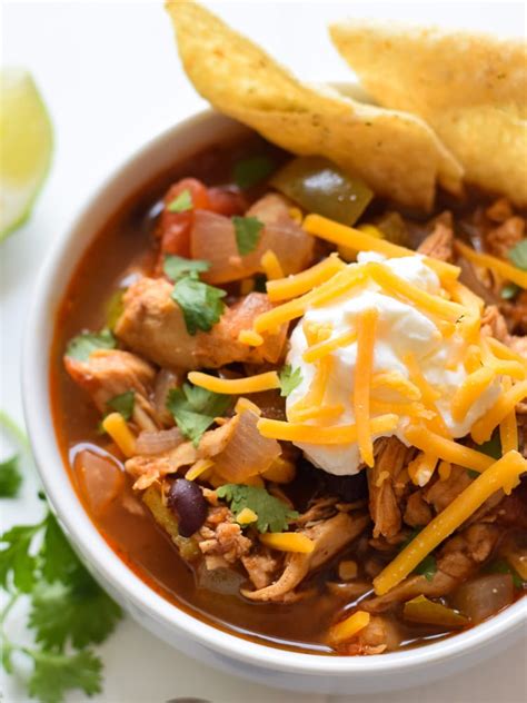 (two forks work well to pull the chicken apart!). Mexican Chicken Tortilla Soup - Isabel Eats