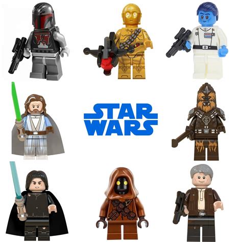 Star Wars Custom Lego Mini Figures Collectibles Trooper Jawa Etsy Uk
