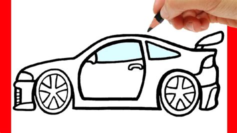 How To Draw A Car Easy Step By Step Youtube