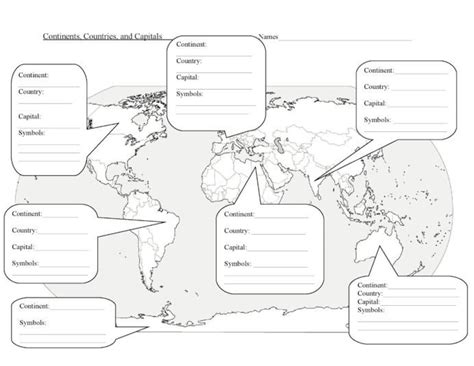 38 Geography Printable Worksheets Primary Leap Ideas Geography