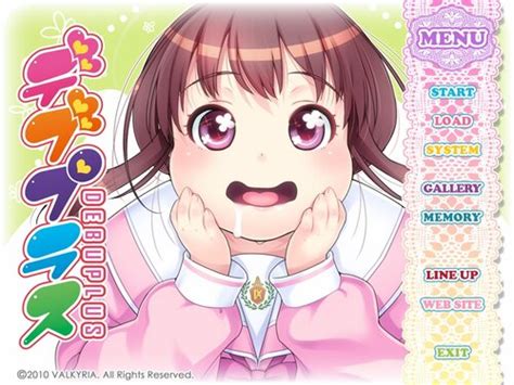Эроге Debu Plus обыкновенные японские школьницы за сто килограмм Animemaga