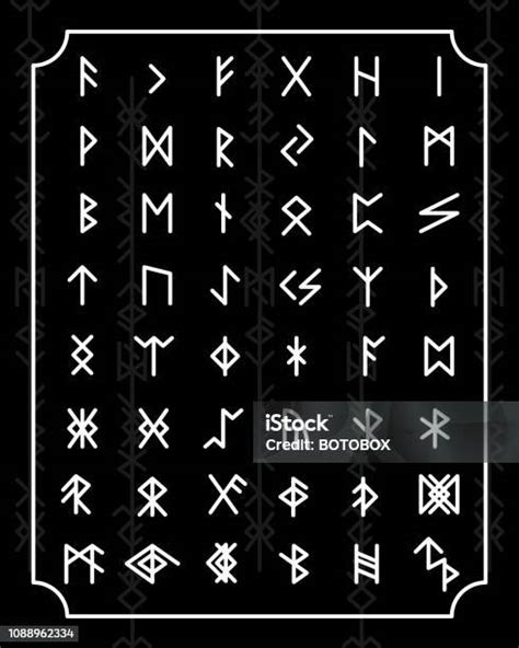 Eski İskandinav İskandinav Runes Runik Alfabesi Eski Gizli Semboller