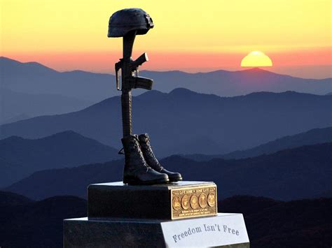 Fallen Soldier Memorial Battlefield Soldiers Cross By Richard Rist