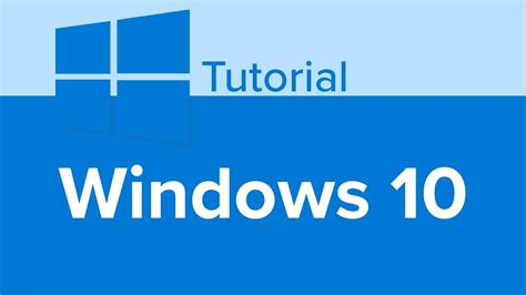 Learn Windows 10 Windows 10 Tutorial Youtube