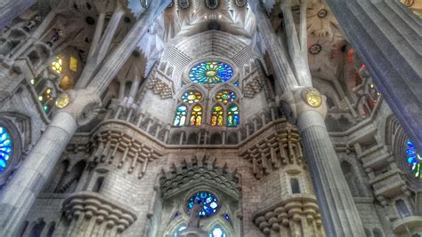 Hitta stockbilder i hd på inside sagrada familia church barcelona spain och miljontals andra royaltyfria stockbilder, illustrationer och vektorer i shutterstocks samling. La Sagrada Familia, The Church Nuanced "Art Deco" in The ...