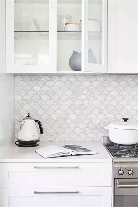 13 Sleek White Modern Kitchen Backsplash Ideas Hunker White Kitchen