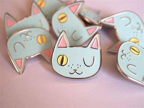 This Purrfect Feline Lapel Pins Cute Pins Cat Pin