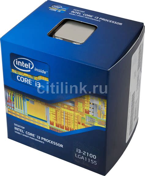 Процессор Intel Core I3 2100 Box купить в Ситилинк 591652