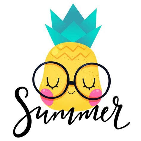 Pin On Pictures Summertime Cute Pineapple Summer Sticker Cute