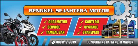 Spanduk Bengkel Motor Cdr Homecare24