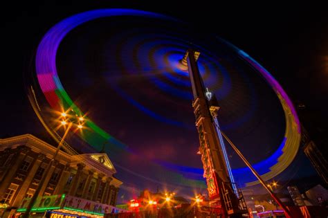Free Images Light Night City Urban Motion Ferris Wheel