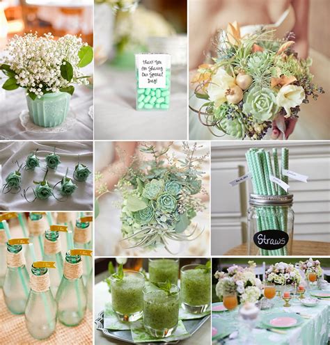 Prom Dress Inspiring Mint Green Wedding Ideas