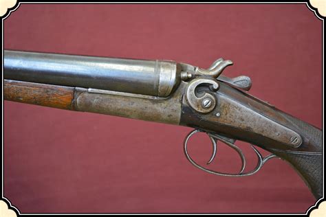 z Sold Jannsen Sons & Co. Model 1889 SxS Hammer shotgun 10 gauge