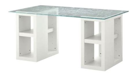 Ikea glass desk metal chairs go nicely with glass or metallic dining tables and in addition, they complement the bauhaus style. Ikea Glasholm "LOVE" Glass - Google Search | Office Love ...