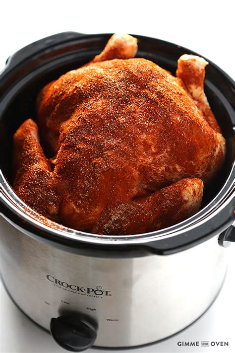 Slow Cooker Rotisserie Chicken Gimme Some Oven