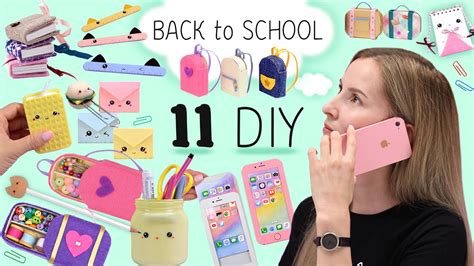 11 Amazing Diy And School Supplies Back To School 2020 Youtube