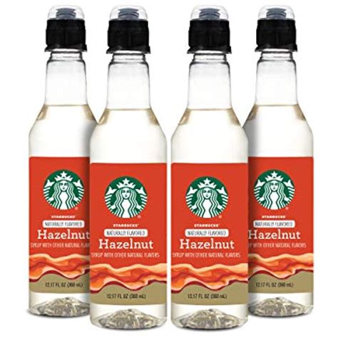 Buy Starbucks Naturally Flavored Coffee Syrup Hazelnut Pack Of 4