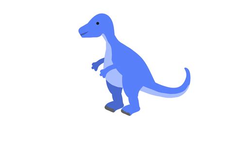 Blue Dinosaur Icon Graphic By Magangsiswasmk · Creative Fabrica