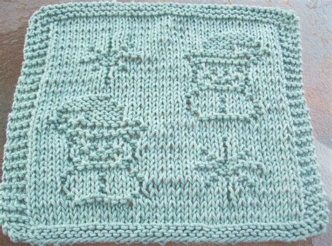 Перевод не получился по техническим причинам. DigKnitty Designs: Snowmen and Snowflakes Knit Dishcloth ...
