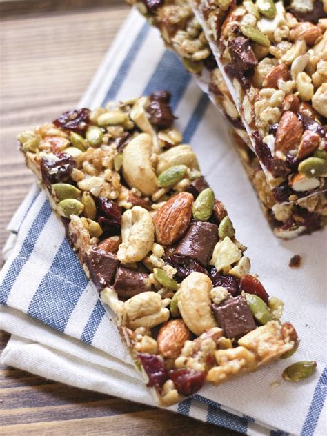 There are so many possibilities: Homemade KIND Bars (Dark Chocolate Cherry Cashew)