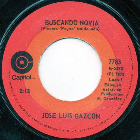 Jose Luis Gazcón Buscando Novia 1975 Vinyl Discogs