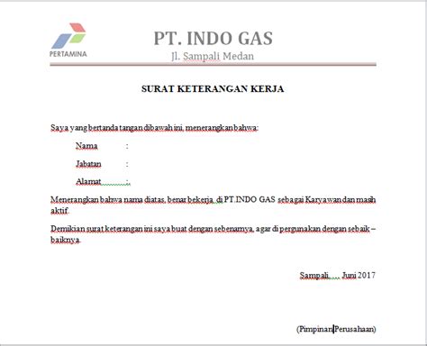 Surat keterangan kerja untuk pinjaman bank. Contoh Surat Keterangan Kerja - Cek Smartphone