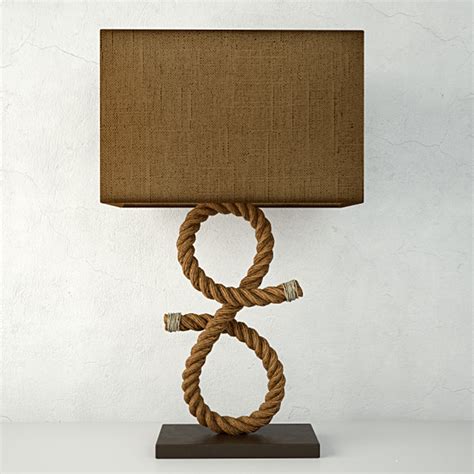 Nautical Rope Table Lamps 3d Model 17 Unknown Fbx Max Free3d