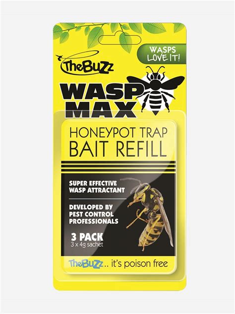 Honeypot Wasp Trap Bait Refill 3pk Pest Control Wasp Traps Shop Now At Gubba