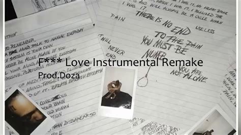 Xxxtentacion Feat Trippie Redd Fck Love Instrumental Proddoza Youtube
