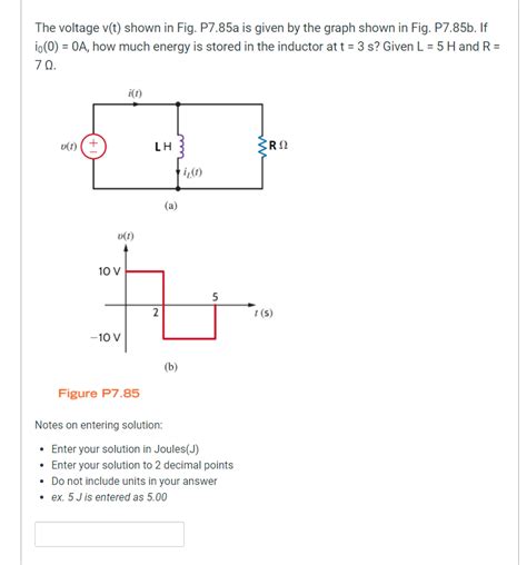Solved The Voltage V T Shown In Fig P A Is Given By The Chegg Com