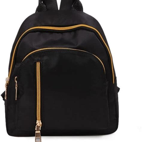 Bags New Light Weight Black And Gold Backpack Poshmark