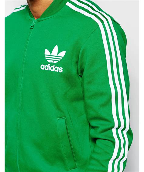 Lyst Adidas Originals Adicolor Track Jacket In Green B10665 In Green For Men