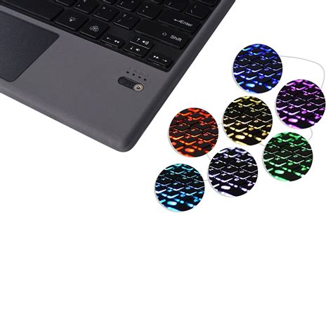 Voberry Wireless Bluetooth Keyboard Slim Magnetic Adsorption Keyboard