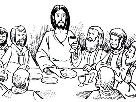 Last supper coloring pages by best coloring pages august 17th 2019 the last supper in the bible is the last meal jesus ate with his apostles in jerusalem before he was crucified. Free Printable Last Supper Coloring Pages
