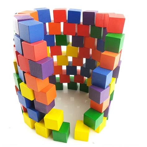 Buy Cxzyking 50pcslot 2cm Wood Cube Wood Block Wooden