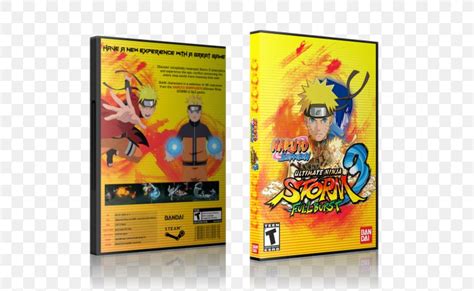 Naruto Shippuden Ultimate Ninja Storm 3 Xbox 360 Cover Art Png