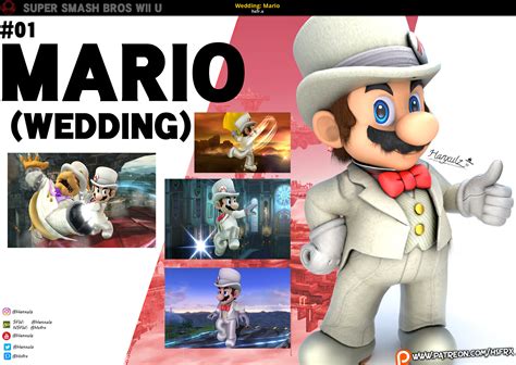 Wedding Mario Super Smash Bros Wii U Mods