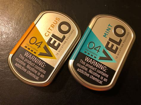 Velo Nicotine Pouches Mint And Citrus 4mg Review 12 July 2019