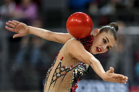 Soldatova Stars With Four Gold Medals At Fig Rhythmic Gymnastics World Cup