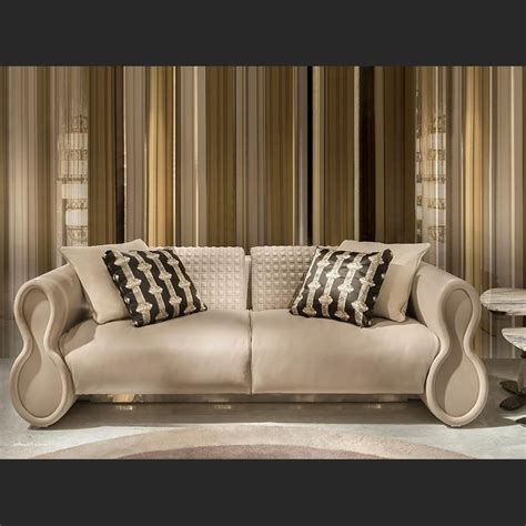 Luxury Quilted Leather Sofa Taylor Llorente Furniture Luxury Sofa