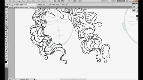 Drawing the anime character may be as simple or complex as you care to make it, but the hair style of your character is the coup de. How I draw curly hair - YouTube