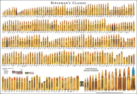 Gun Caliber Chart Dimensions