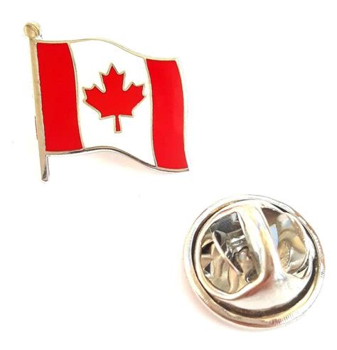 Canada Flag Enamel Lapel Pin Badge T1077 Etsy