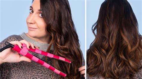 How To Curl Your Hair With A Flat Iron Youtube