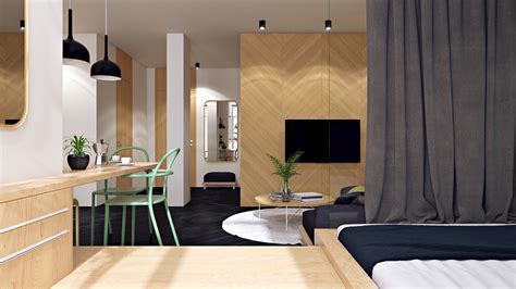 3 Small Apartments That Rock Uncommon Color Schemes With Floor Plans