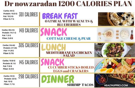 Printable Dr Nowzaradan Diet Plan 1200 Calories Pdf Printable Templates