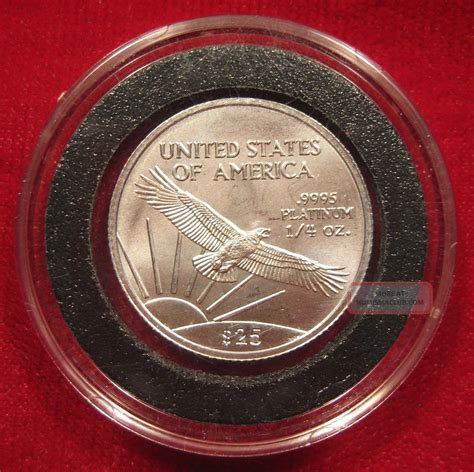 2008 25 14 Ounce Platinum American Eagle Bu Coin Low Mintage Popular Date